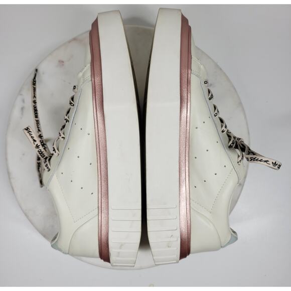 Adidas HyperSleek Womens 10 Off White Copper Metallic Platform Sneaker Shoe - Picture 13 of 16